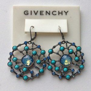 Givenchy Turquoise Constellation Earrings
